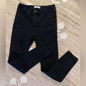 Black Madewell roadtripper jeans size 28